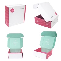 Boîtes en carton écologiques avec logo personnalisé imprimé, pour l'expédition de vêtements, de cosmétiques, d'emballages cadeaux, de boîtes à courrier en papier