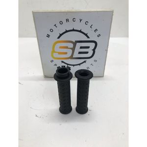 Compatibile con il sistema elettrico Honda Cbr 600 F 2001 2006 Manopole per manubrio in gomma nera Parti per moto - Product Image 2