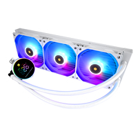 Refroidisseur liquide pour processeur Thermalright Frozen Magic 360 Digital ARGB BLANC avec affichage de la température en temps réel Intel AMD