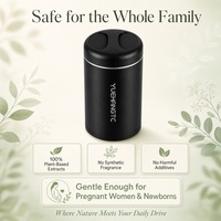 YUEHANGTC Diffuseur de parfum pour voiture à fixation sur porte-gobelet, diffusion ambiantale à 360°, désodorisant au charbon actif, à base végétale