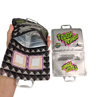 Sac Cali en mylar holographique à impression numérique Sac façonné et découpé Sacs en mylar personnalisés pour bandes dessinées