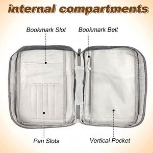 Fundas para Biblia de Muestra Gratuita para Mujeres con Marcadores Pastel de Doble Punta, Estuche Protector con Cremallera y Asa para Niñas de Iglesia - Product Image 2