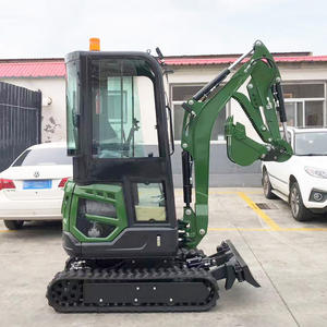 משלוח חינם מחפר מיני 1.8 טון לחקלאות ביתית דיזל מחפר קטן לכל שטח זחל הידראולי מיני מחפר - Product Image 4