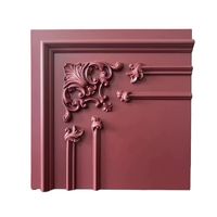 Appliques et décorations en bois massif pour armoires, lits, murs, plafonds, décoration d'angle de salon