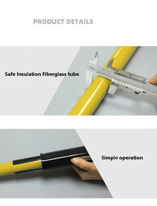 TID POWER Faltbarer & Zerlegbarer Hochspannungs-Teleskopstab mit Glasfaser, Isolationsstärke 10kV-500kV - Product Image 6