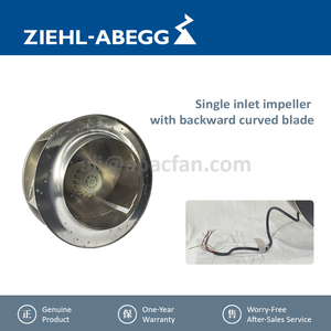 Ventilador Centrífugo de Alto Flujo de Aire Ziehl-abegg RH63M-6DK.6N.1R 130157 de Alta Eficiencia y Tecnología Avanzada para Unidades HVAC, Ventilador AHU - Product Image 3