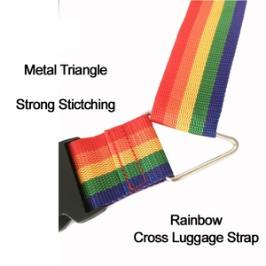 <span class=keywords><strong>Sangle</strong></span> de bagage de voyage arc-en-ciel réglable pour <span class=keywords><strong>valise</strong></span> avec serrure à <span class=keywords><strong>code</strong></span> sécurisée 2m - Product Image 3