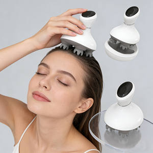 Masajeador Eléctrico Inteligente para Cabeza con Vibración y Amasamiento Multi-Garras, Carga <span class=keywords><strong>USB</strong></span>, Instrumento de Fisioterapia para el Cuero Cabelludo - Product Image 1