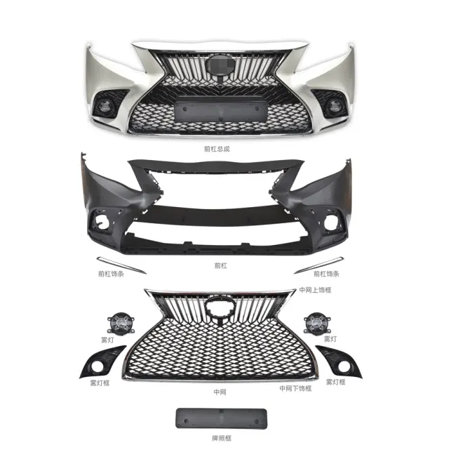 Auto Bumper Body Kit Voor Toyota Camry 07-11 Upgrade Naar Nieuwe Stijl Voorbumper 2012 2013 2014 2015 2016 2017 2018 +