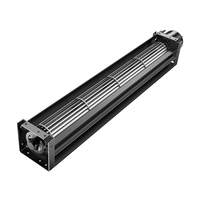 Ventilateur transversal personnalisé LWCD- DC 40 à double/triple vitesse, 2400 tr/min, faible bruit, 24 V, courant de 0,19 A à 0,35 A, pression de 25 à 27 Pa