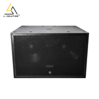 Subwoofer puissant L-solution Active Dual 18 pouces pour les grands événements en plein air et en intérieur