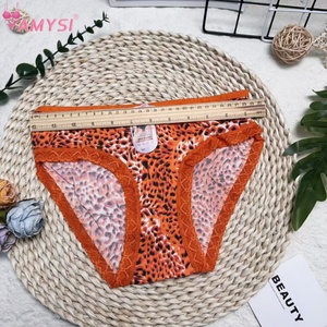 Amysi 876 #   Goedkope prijs, snelle verkoop, dagelijkse aanbieding: gebreide dames slipjes van melksijde met luipaardprint voor 10-15 jaar. - Product Image 5