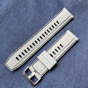 Bracelets de montre en caoutchouc de silicone, usine de Guangdong Shenzhen, 20 mm 22 mm, bracelets de montre personnalisés pour hommes - Product Image 3