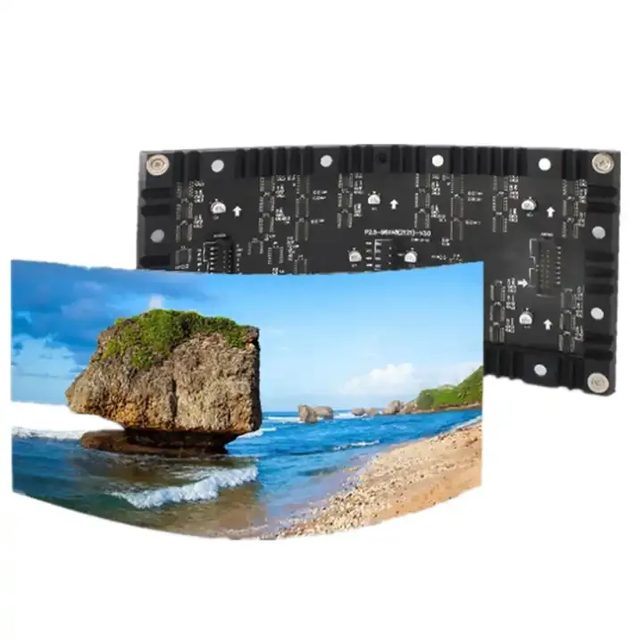 Fábrica Vender Diretamente P2 p2.5 p3 p4 Flexível Display LED Módulos Soft Video Wall Curvo Tela Painel Led Display