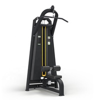 Mesin Lat Pulldown Komersial DGZ-1720 dengan Beban Pin untuk Latihan Kekuatan Punggung, Peralatan Gym untuk Klub Kebugaran