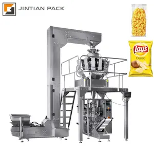 CE impressão da data china batata frita pesagem automática máquina de embalagem de banana