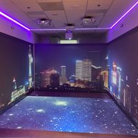 5*96 mètre 30points 3d hologramme projecteur éducation hologramme 3D projecteur vidéo système de projection immersif pour l'enseignement intelligent