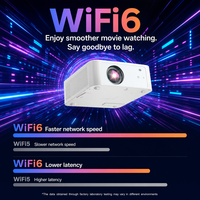 Téléviseur LCD LED 3D 4K 1080P Y3Pro Whale avec Android 13, haut-parleurs intégrés, WiFi, home cinéma portable