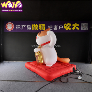 <span class=keywords><strong>Chat</strong></span> porte-bonheur géant gonflable publicitaire gonflable <span class=keywords><strong>Alice</strong></span> Wonderland Party Shows Wall Patrol Cat Huge Cat Large Inflatable - Product Image 2