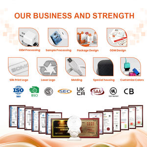 Chargeur de voiture double port USB-C PD et USB-A QC3.0 67W en matériau GaN, charge ultra-rapide pour téléphones Android - Product Image 6