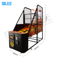 Machine de basket-ball électronique d'arcade pour adultes, à monnayeur, pour compétition interactive en intérieur