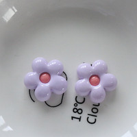 Vente en gros de breloques plates en résine, fleur, lapin, coeur, bijoux à bricoler soi-même, crème, colle, épingle à cheveux, chaussures, matériaux faits à la main, breloques en résine
