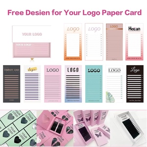 Heean Nhà Máy Giá Bán Buôn 6-25Mm Cashmere Matte Lông Mi Mở Rộng Khay 02 0.03 0.05 Cao Cấp Màu Đen Dễ Dàng Người Đâm Tối Lash Khay - Product Image 3