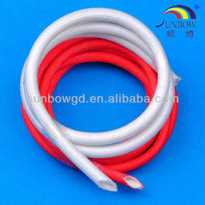 Goma de silicona-60C ~ 200C reforzada con funda de fibra de vidrio no alcalina fibra exterior de goma interior - Product Image 3