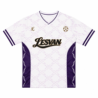 Herstellerqualität Retro Gestricktes Fußballtrikot mit Stickerei-Logo, Individueller Name und Nummer, Vereins-Team-Trainings-Fußballtrikot