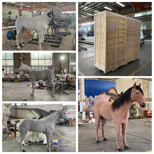 Indoor Levensgrote Dieren Beelden Animatronic Dier Realistisch Paard Model Te Koop - Product Image 5