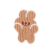Geautomatiseerd geborduurd logo Cartoon dier konijn Wateroplosbaar badge-logo Kleding Hoed Accessoires Decoratie