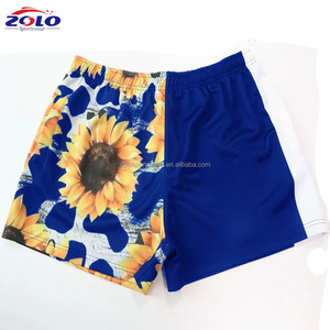 Индивидуальная австралийская западная страна, летние шорты для регби для детей и мужчин с карманами и молниями, с сублимационной подкладкой - Product Image 4