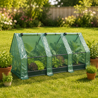 Serre de jardin portable de petite taille, couverture en PE imperméable, tente de culture pour plantes, mini-serre pour la culture de légumes et de fleurs dans la cour