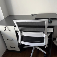 MFC Vente en gros de meubles en aggloméré simple et élégant bureau de travail avec tiroir