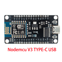 Module sans fil NodeMcu V3 CH340 Lua WIFI, carte de développement Internet des objets ESP8266 avec antenne PCB et port USB pour Arduino