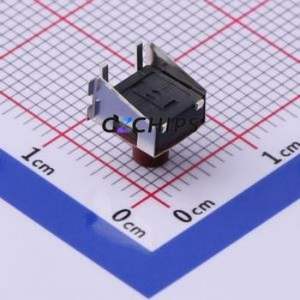 TAS-633N-V-T/R Tactile Switch SMD Switch Single Pole Single Throw Round Button Horizontal Mount 7.55mm - Product Image 2
