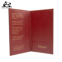 Porte-Comptes Portable Haut de Gamme en Cuir Vert Personnalisable avec Logo pour Hôtels et Restaurants – Couleurs, Tailles et Impression Personnalisables
