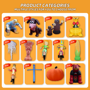 Décoration publicitaire gonflable géante personnalisée pour l'extérieur : Modèle kangourou de boxe de dessin animé à vendre - Product Image 6