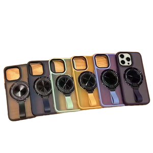 <span class=keywords><strong>360</strong></span> Độ Xoay Sang Trọng Khung Treo Vành Đai Mờ Chống-Mùa Thu Bảo Vệ Bìa Hút Từ Tính Cho Apple 15Promax/14/13/12 - Product Image 2