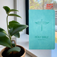 Bible d'étude anglaise élégante avec couverture souple en PU avancé, impression de livre religieux durable pour fournisseurs d'impression de livres