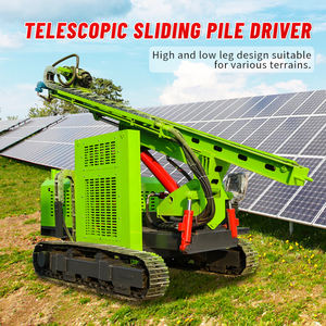 Hongrun 크롤러 산 바위 드릴링 머신 태양 광 발전소 용 태양 광 파일 드라이버 - Product Image 2