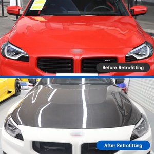 ฝากระโปรงคาร์บอนไฟเบอร์ OUER สีดำ แบบ Bolt-On สำหรับ M2 G42/G87 ปี 2022-2025 สภาพใหม่ - Product Image 2