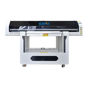 Printer digital inkjet UV Ricoh all-steel G5 nozzle CMYK + warna WV untuk kotak kemasan casing ponsel suku cadang mekanik 9060