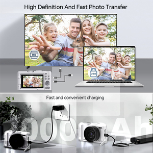 Máy ảnh <span class=keywords><strong>mirrorless</strong></span> chất lượng cao, giá rẻ dành cho trẻ em, tự động nghiên cứu và phát triển, quay video 4K, cảm biến CMOS, tương thích thẻ nhớ SD, zoom quang học 17x-30x, màn hình 2-3 inch - Product Image 5