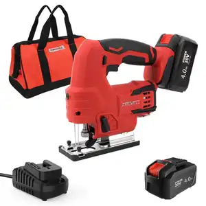 KAFUWELL PA4227B-Y-4D-1 20v Battery Operated Woodworking Cutting Saw Wireless Tool Cordless Jigsaw Power Tool