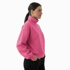 เสื้อสเวตเชิ้ตคอเต่าแบบสั่งทำพิเศษ ผ้าฝ้าย 100% คอเต่าปักโลโก้แบบเรียบง่าย ดีไซน์คอเต่า จำหน่ายจำนวนมาก - Product Image 5