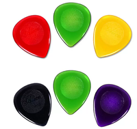 Penarik Gitar Alice Transparan PC Tahan Lama Lapisan Matte Ketebalan 1.0/2.0/3.0mm (100 Buah/Kotak)