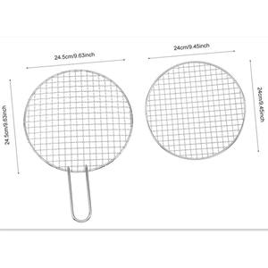 Parrilla Formas personalizadas Barbacoa de acero inoxidable Estante Bandeja de alambre Cruz Red Clip Parrilla Horno Bandeja Barbacoa <span class=keywords><strong>Malla</strong></span> - Product Image 6