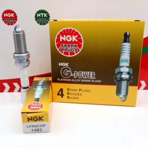 Candela d'Accensione al Platino Originale NGK LFR6CGP/1483 OE 22401-8H514 per <span class=keywords><strong>Alize</strong></span>, Fengxing, Jingyi, Zotye - Product Image 4
