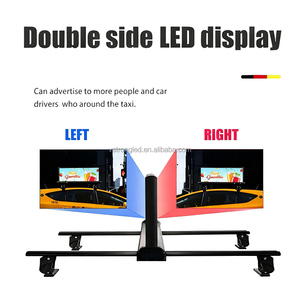 Affichage LED de toit de <span class=keywords><strong>taxi</strong></span> P2.5 4K, contrôlé par WiFi, étanche IP65, certifié CE FCC, affichage LED couleur plein écran pour extérieur, lumière de <span class=keywords><strong>taxi</strong></span> - Product Image 1
